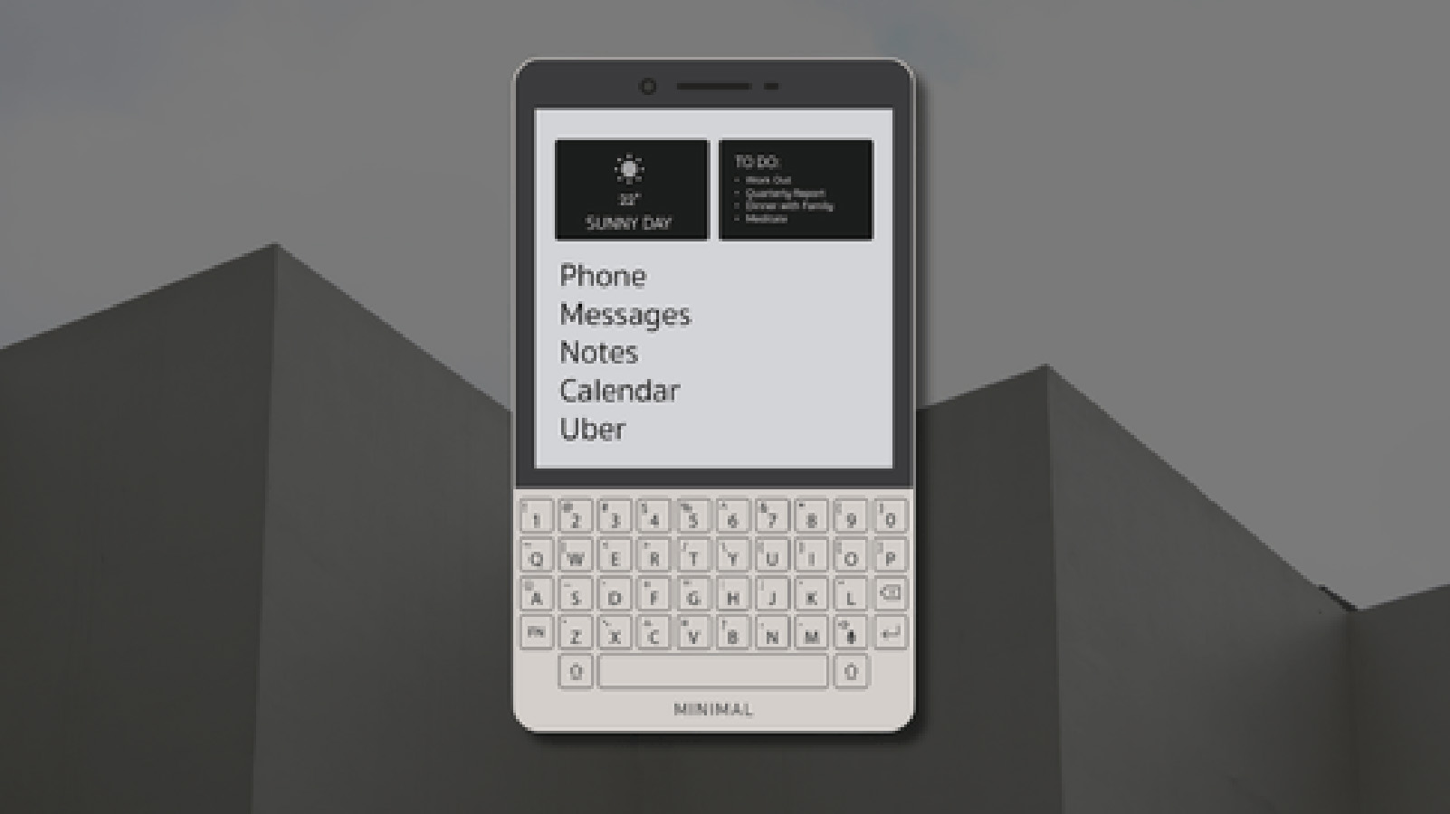 This Blackberry-style phone with an E-Ink screen wants to fix your scrolling addiction