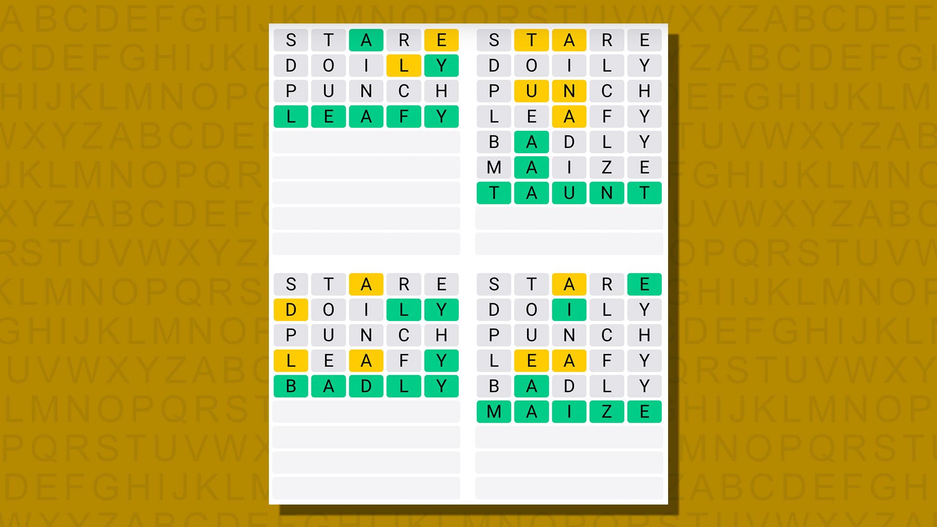 Quordle today – hints and answers for Friday, March 1 (game #767)