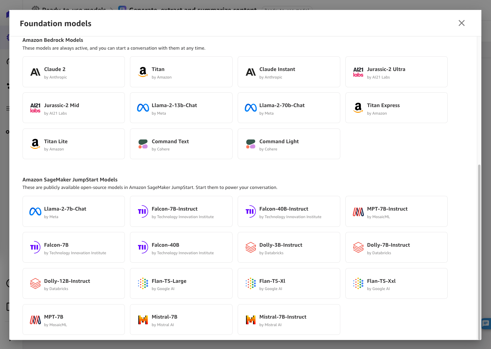 Announcing support for Llama 2 and Mistral models and streaming responses in Amazon SageMaker Canvas