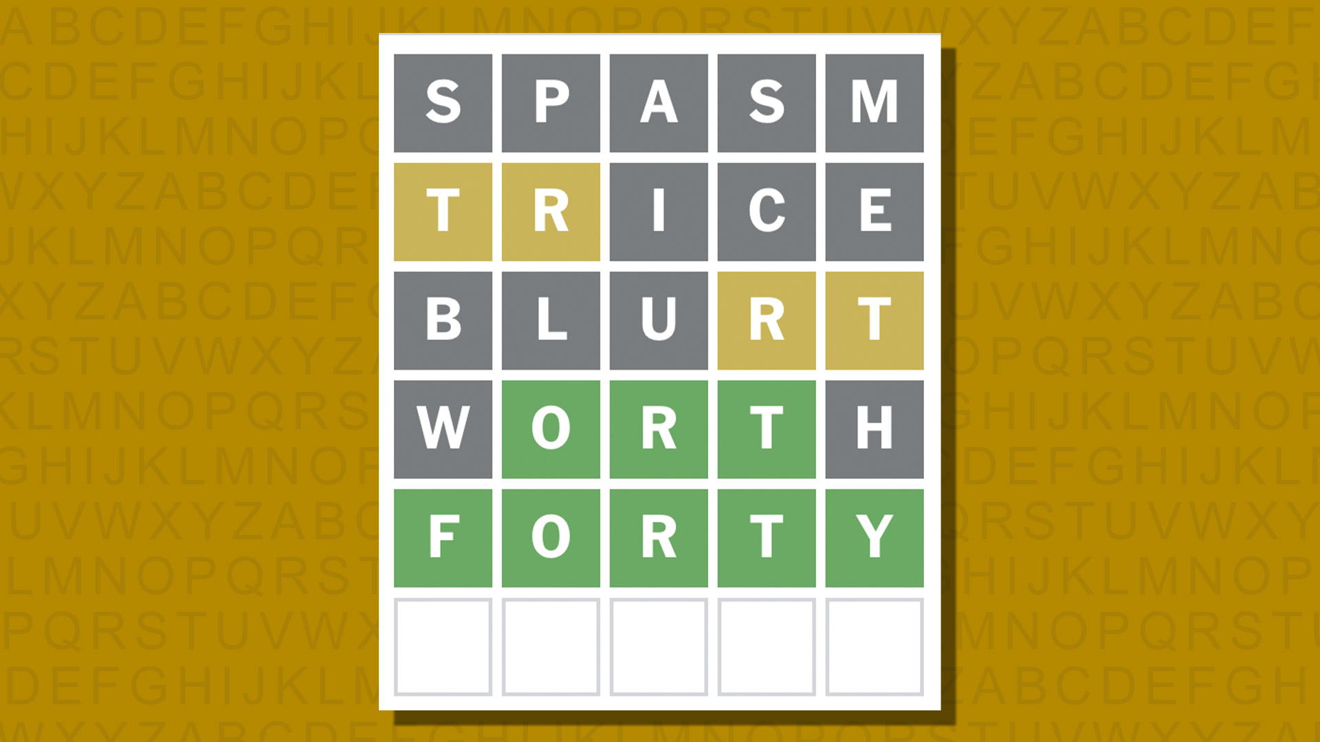 Today’s Wordle answer and hints for game #986, Friday, March 1