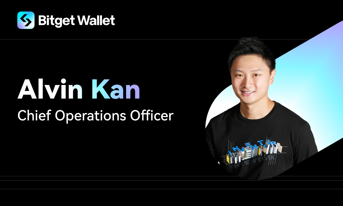 Bitget Wallet Appoints Alvin Kan as COO to Oversee Its Global Growth Strategies