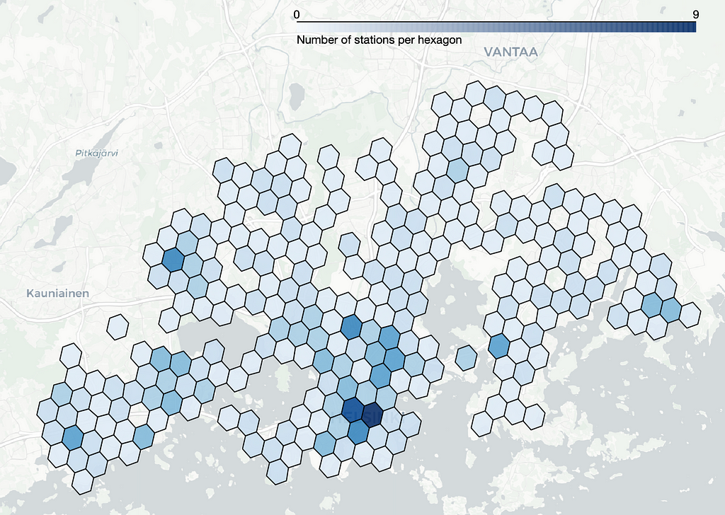 Exploring Location Data Using a Hexagon Grid