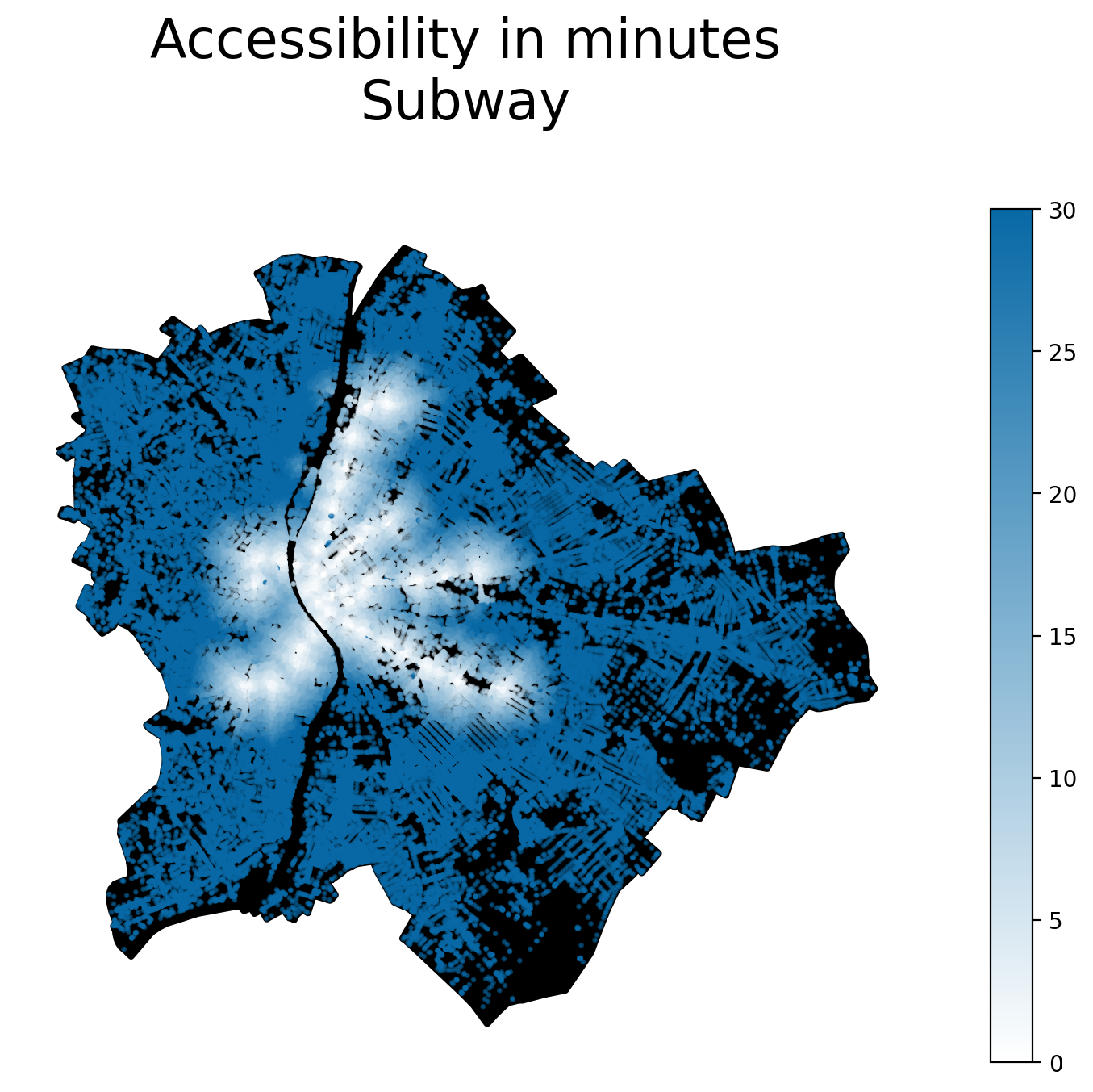 Public Transport Accessibility in Python