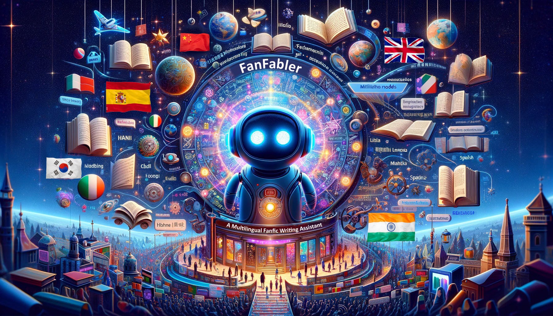 FanFabler: Fine-Tuning Llama 3 to Be a Multilingual Fanfic Writing Assistant