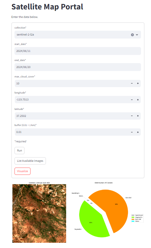 Creating a Streamlit App for Satellite Imagery Visualization: A Step-by-Step Guide