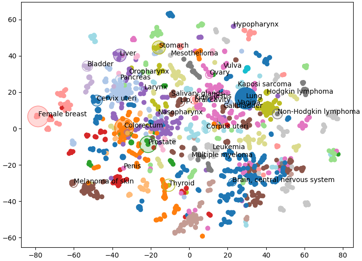 Exploring cancer types with neo4j