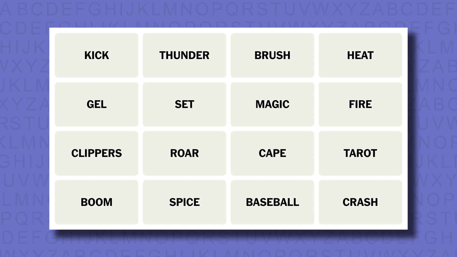 NYT Connections today — hints and answers for Tuesday, August 27 (game #443)