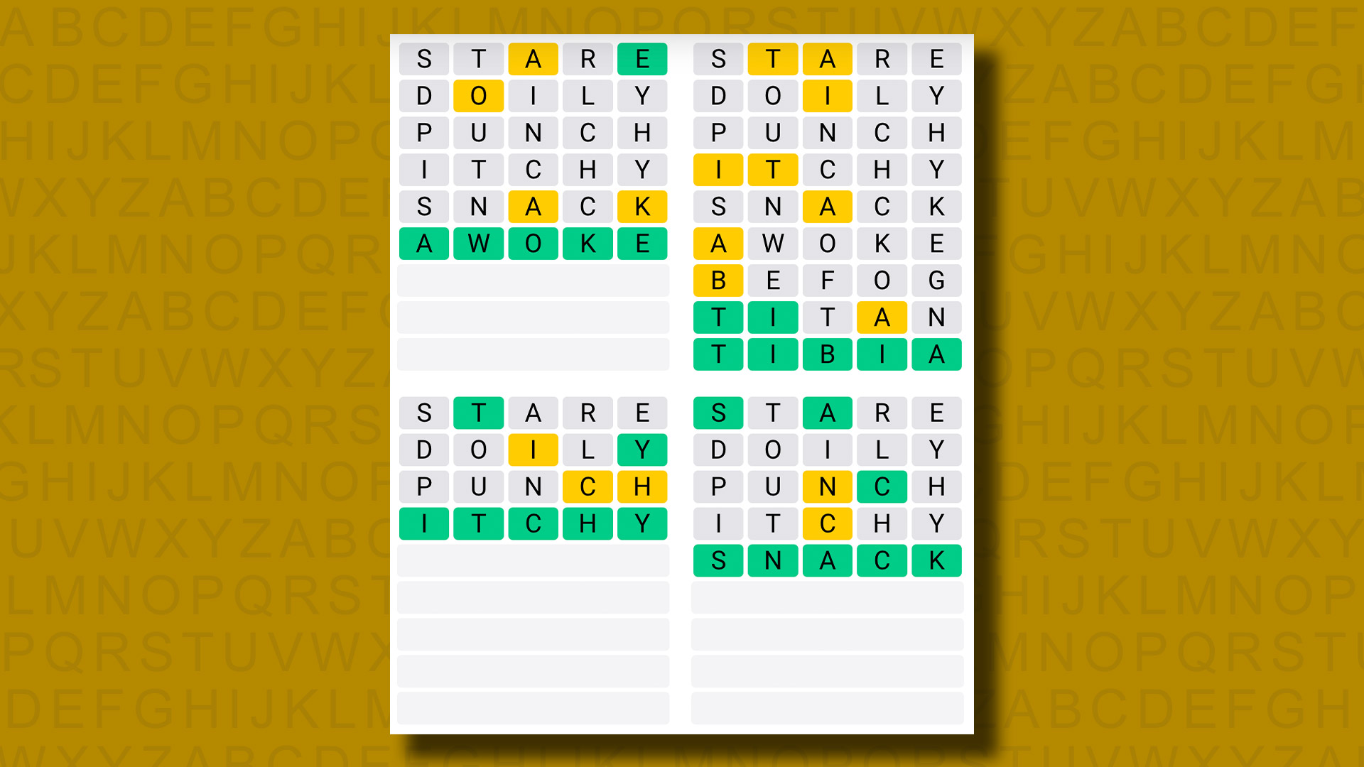 Quordle today – hints and answers for Saturday, August 31 (game #950)