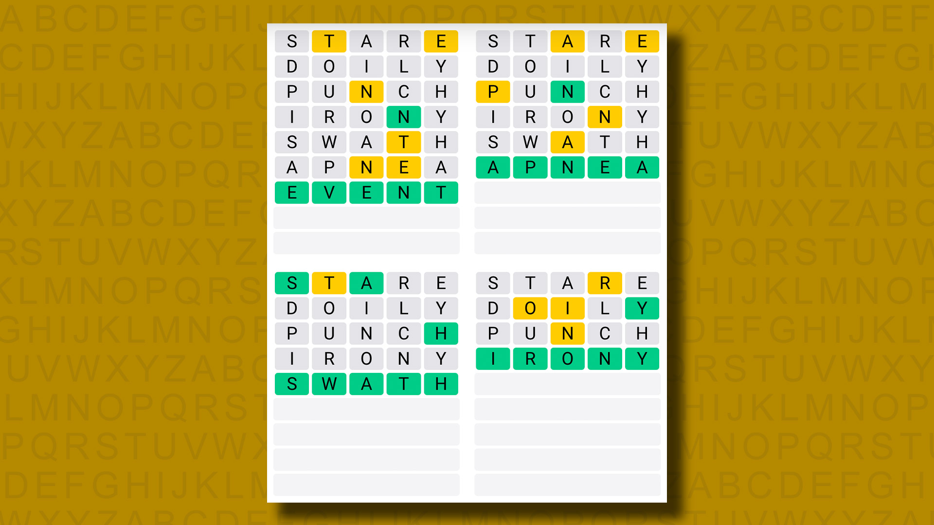 Quordle today – hints and answers for Saturday, August 24 (game #943)