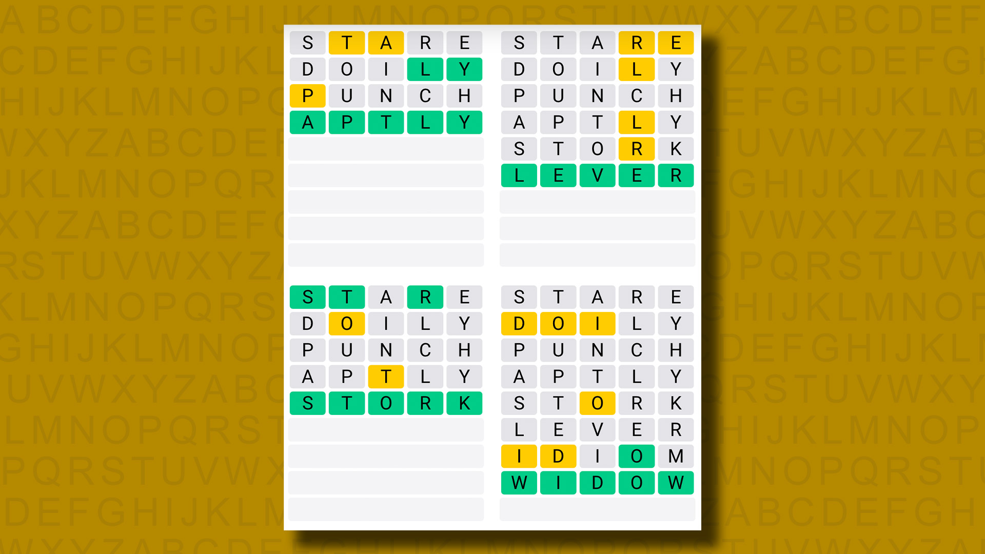 Quordle today – hints and answers for Sunday, August 25 (game #944)