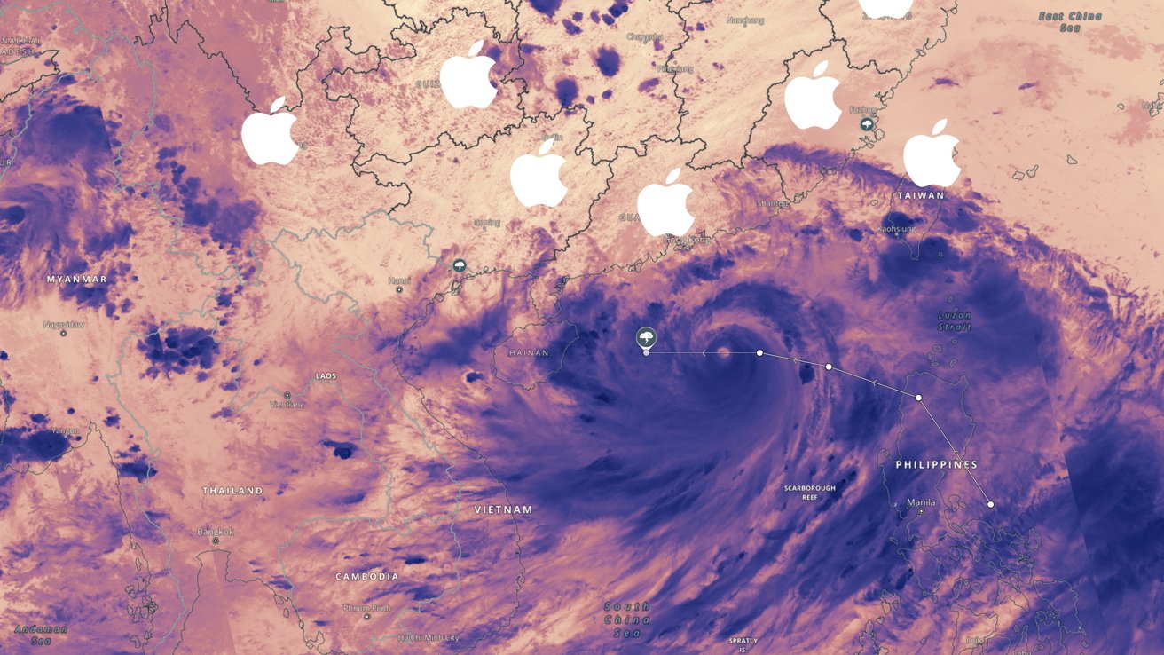 Potentially devastating typhoon approaching the core of iPhone 16 manufacture & delivery