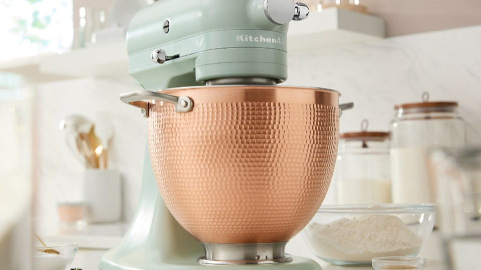 KitchenAid’s new stand mixer goes against the grain with wood and leafy details – and I think I love it