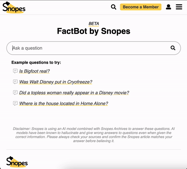 This AI bot will check for you if Bigfoot is real