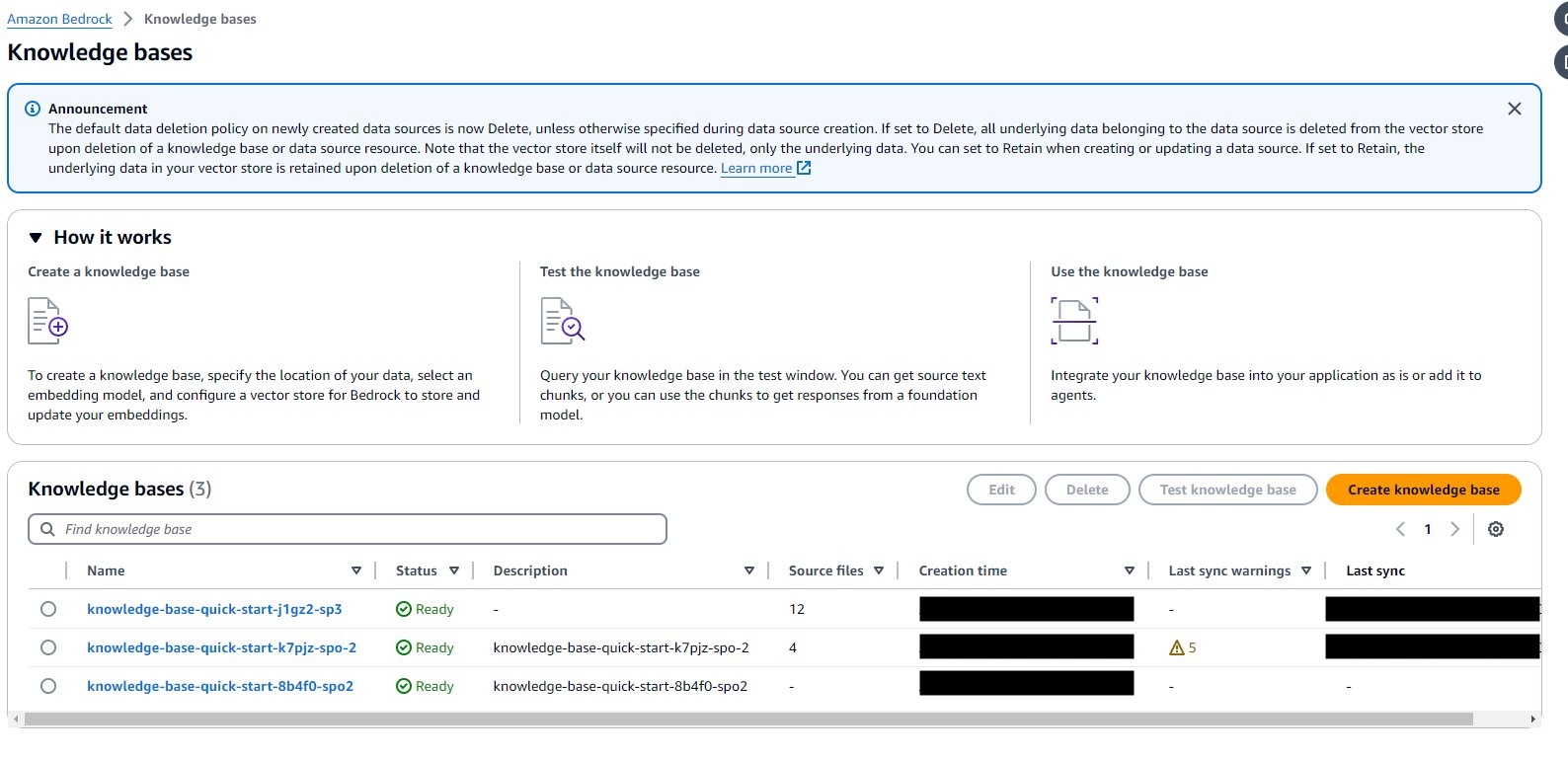 Integrate Amazon Bedrock Knowledge Bases with Microsoft SharePoint as a data source