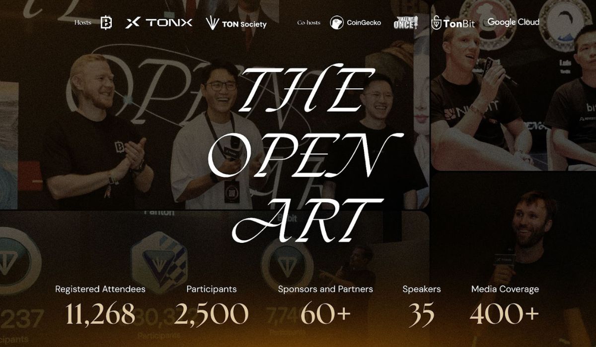 The Open Art by Blum, TON, and TONX Society Draws Over 11,000 Registered Attendees, Making it the Biggest Event of Token2049 Week