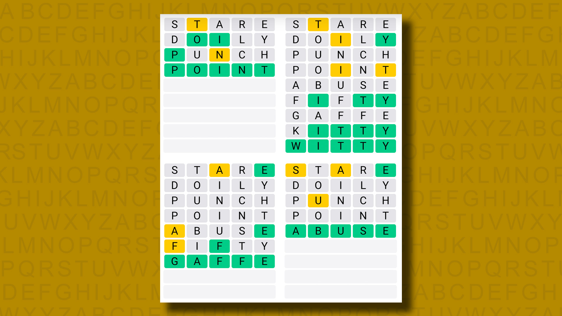 Quordle today – hints and answers for Wednesday, September 4 (game #954)
