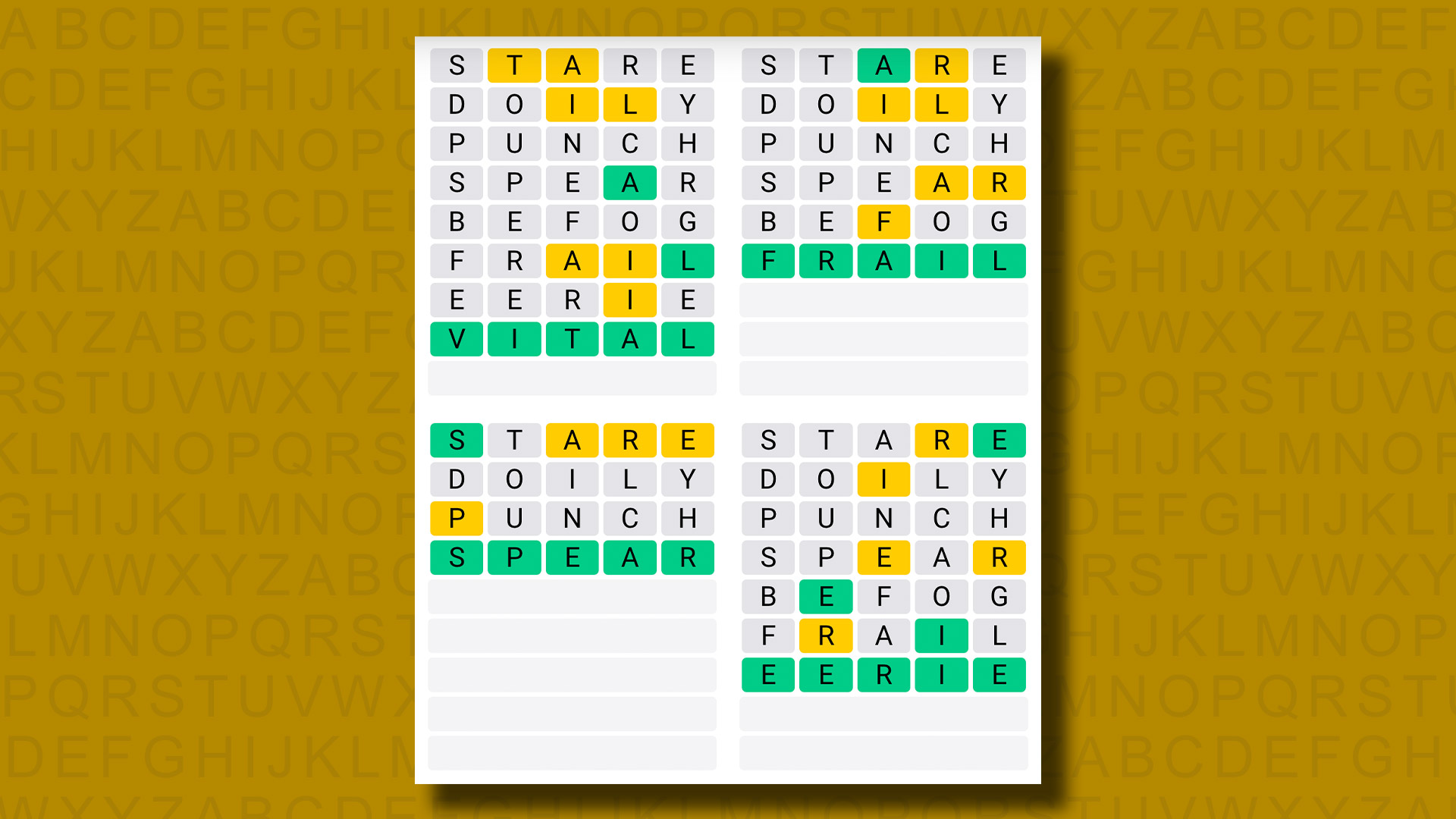 Quordle today – hints and answers for Saturday, September 21 (game #971)