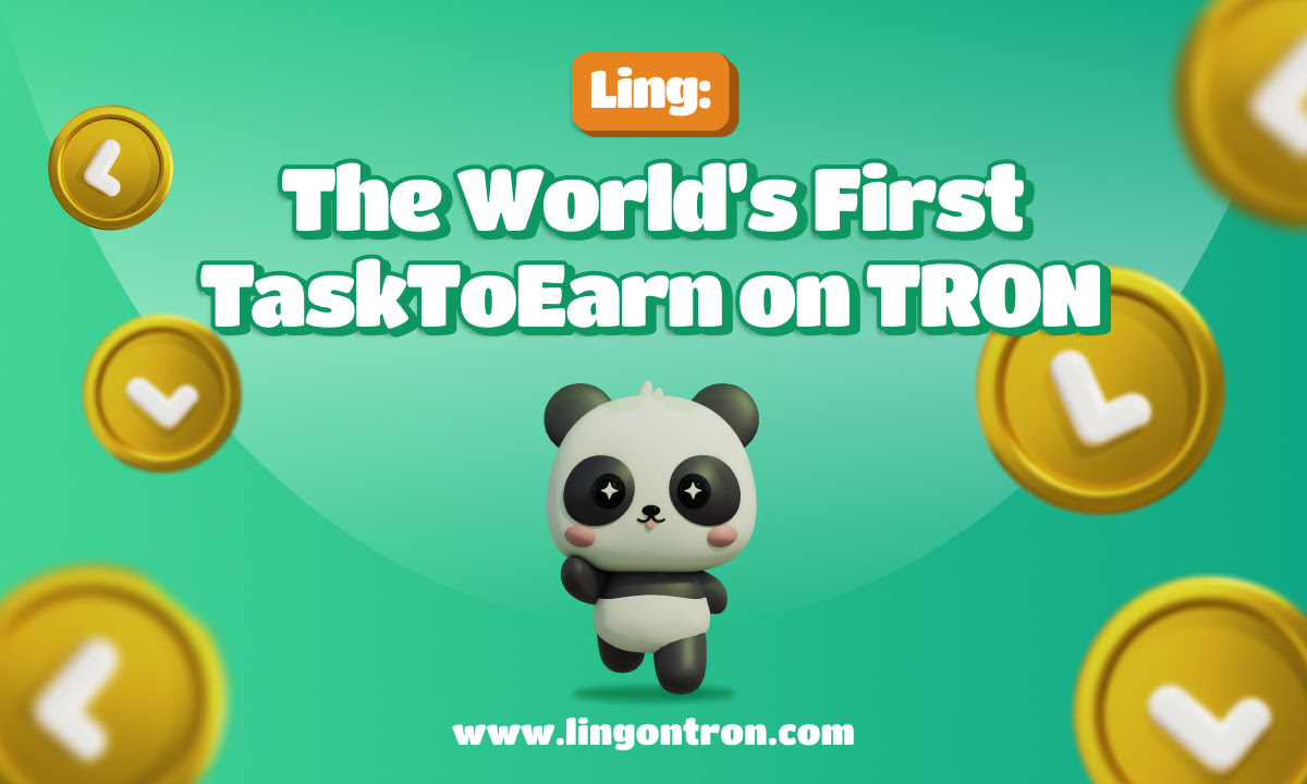 Panda Ling ($LING) Discloses Its TRON-Based Tap2Earn and Task2Earn Platform