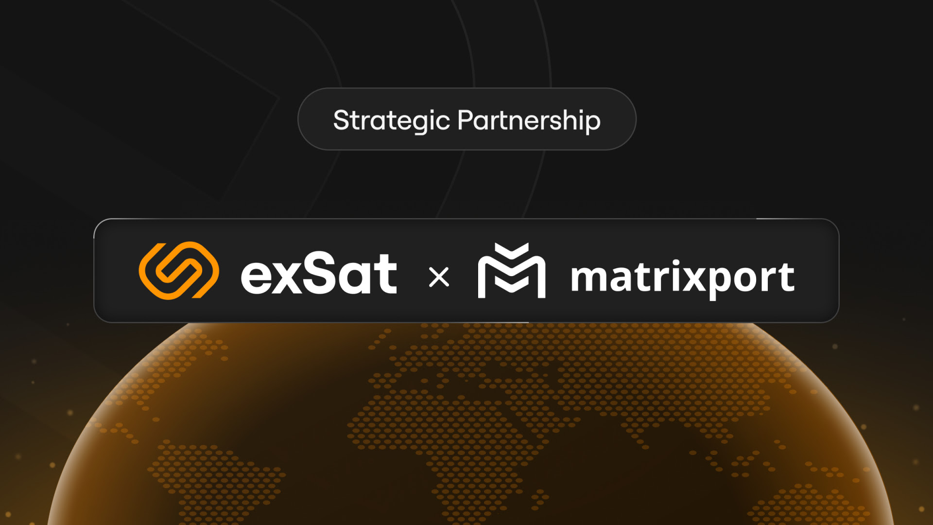 MatrixPort Partners exSat to Foster the Innovation Of the Bitcoin Ecosystem