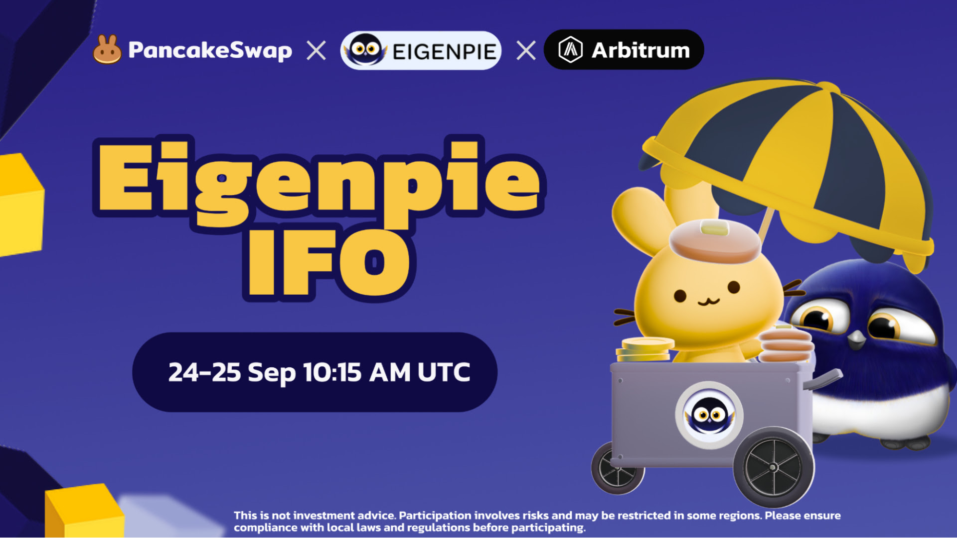 PancakeSwap Introduces First IFO on Arbitrum Featuring Eigenpie