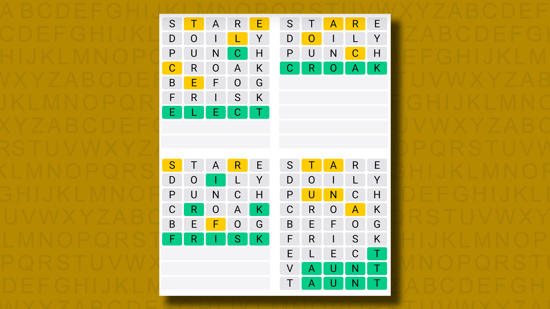 Quordle today – hints and answers for Saturday, October 5 (game #985)