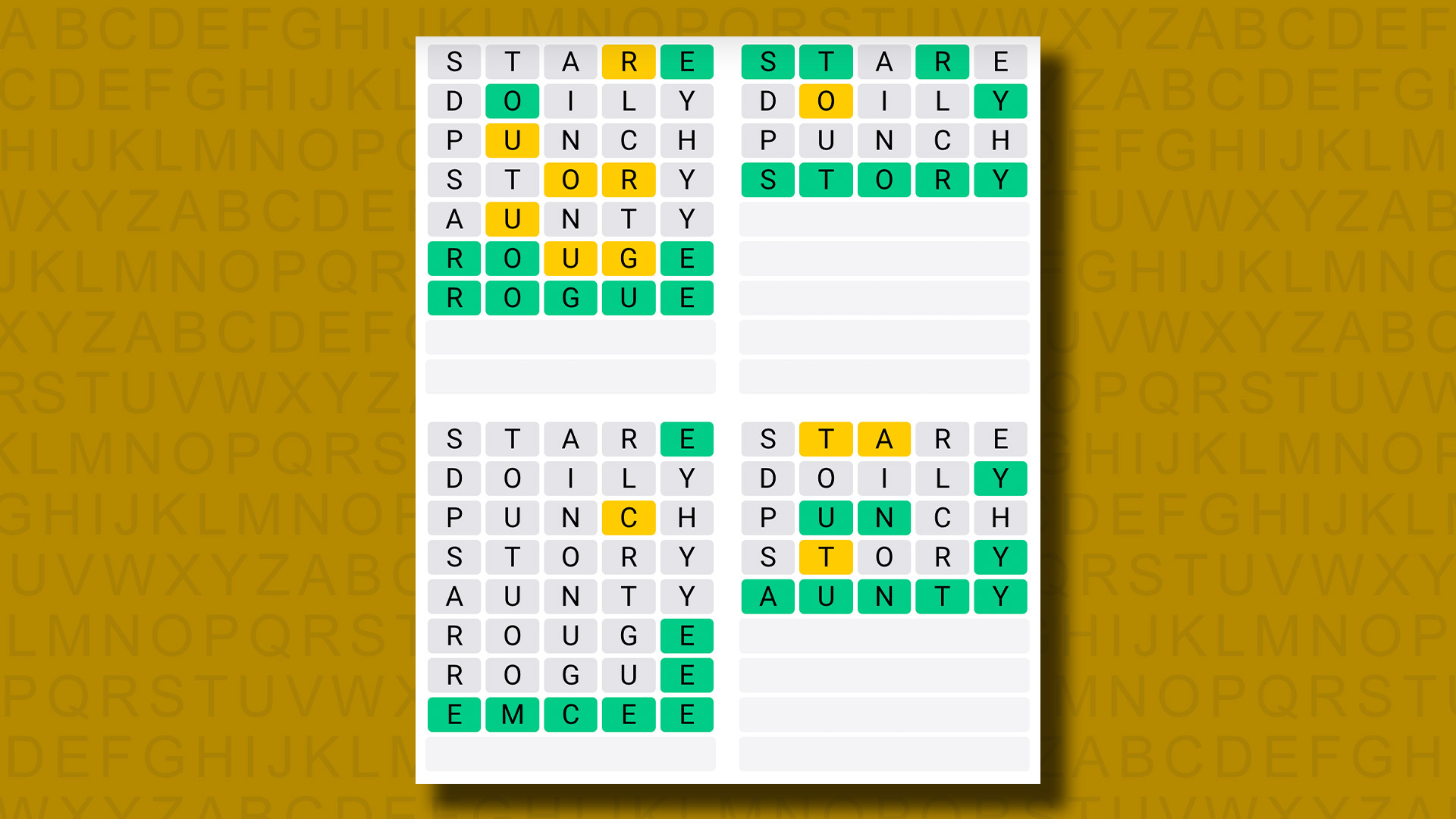 Quordle today – hints and answers for Monday, October 14 (game #994)