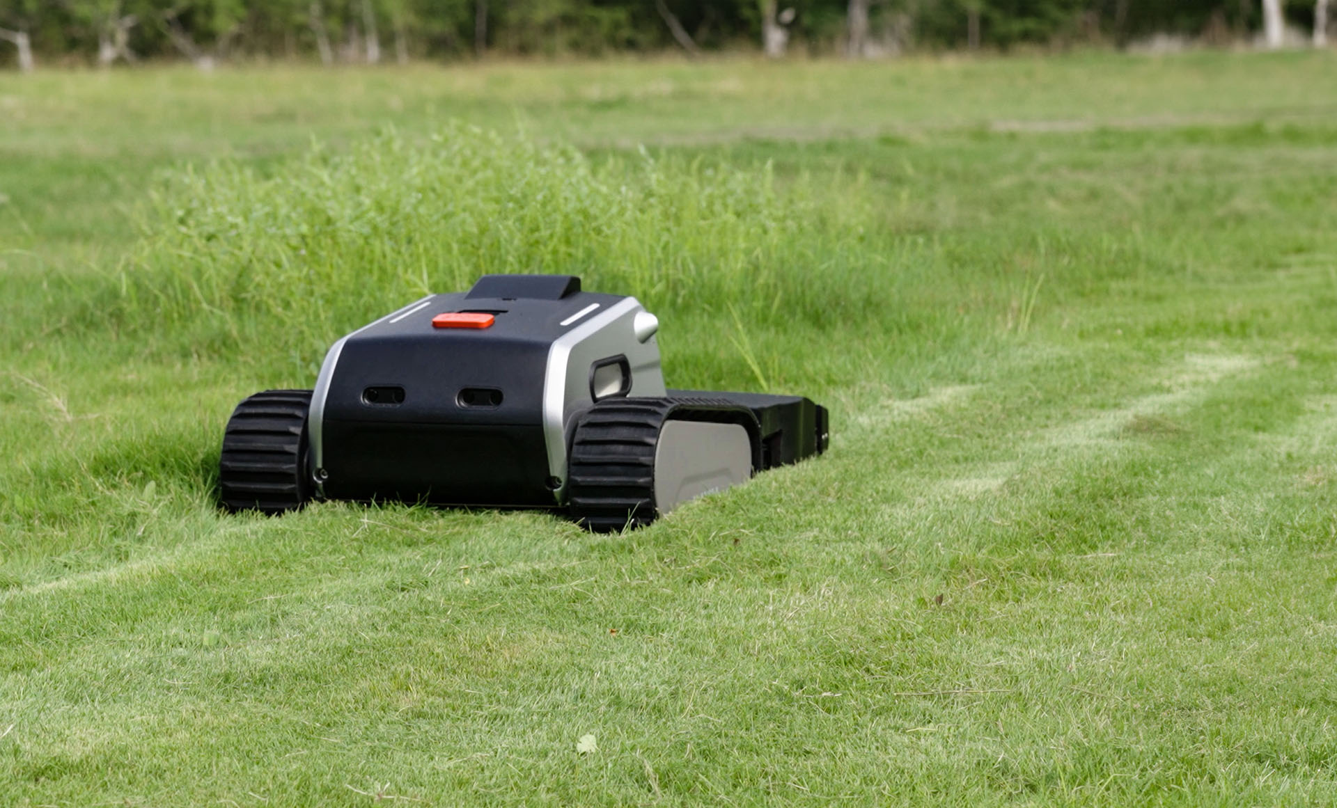 This robot lawn mower promises to traverse awkward lawns with the agility of a mountain goat