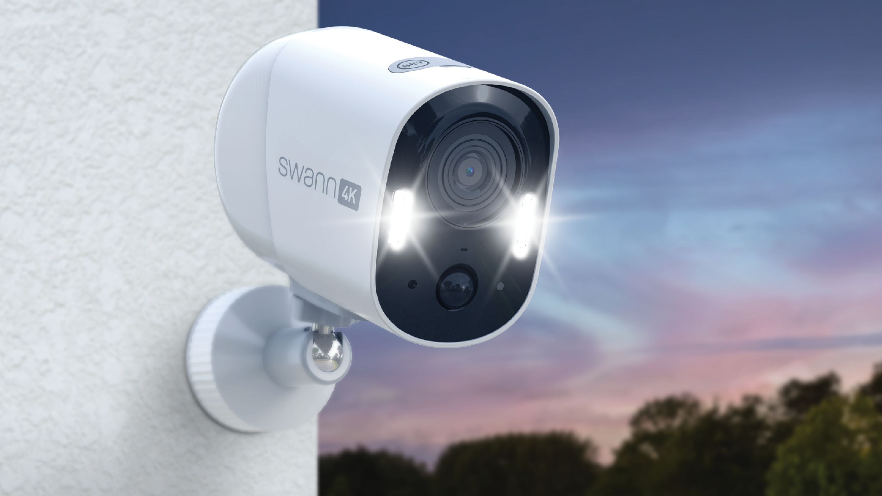 These new video doorbell and security camera use AI to welcome visitors and deter intruders