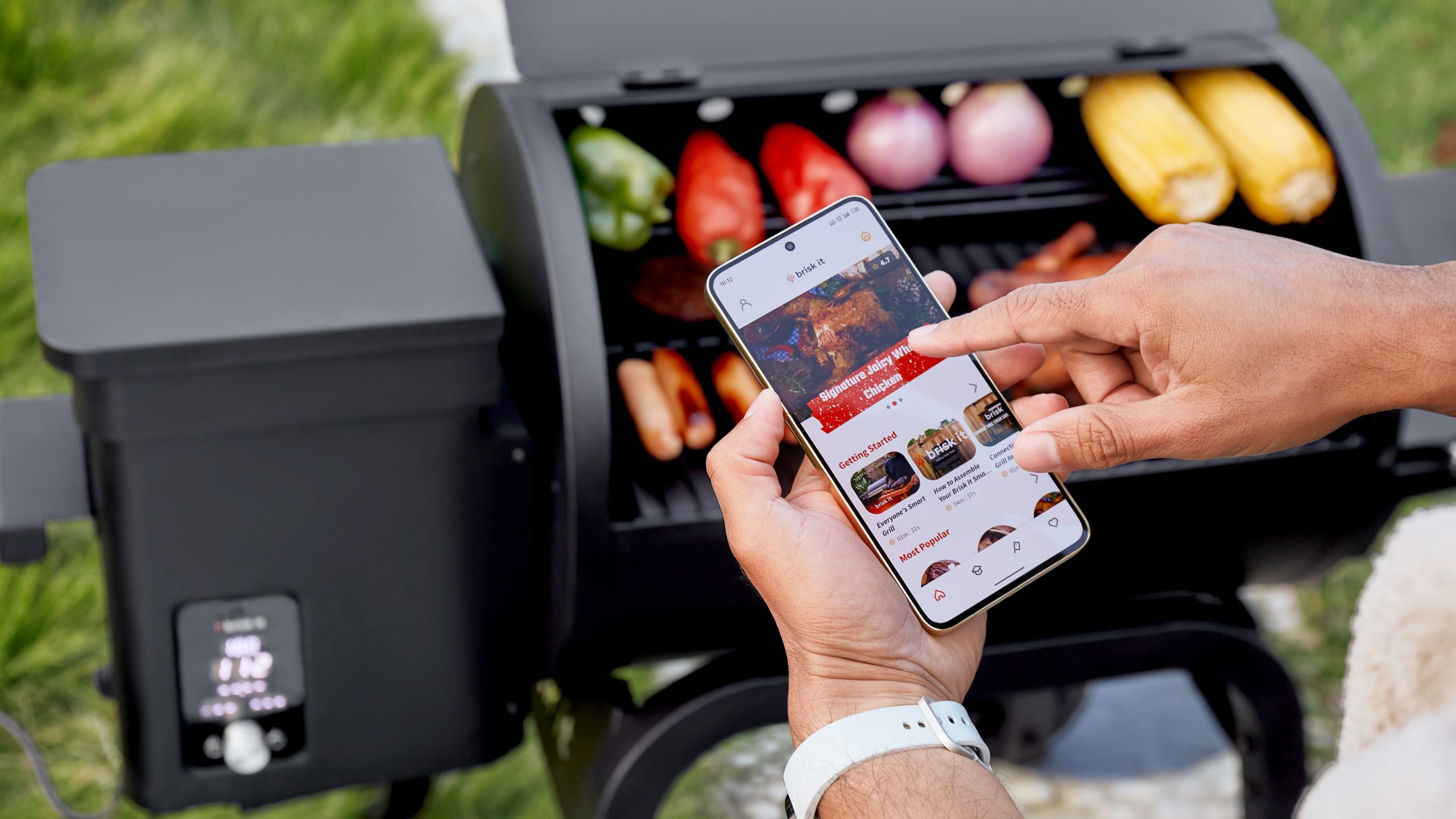 Brisk It’s new wood pellet grill promises AI cooking at a more affordable price